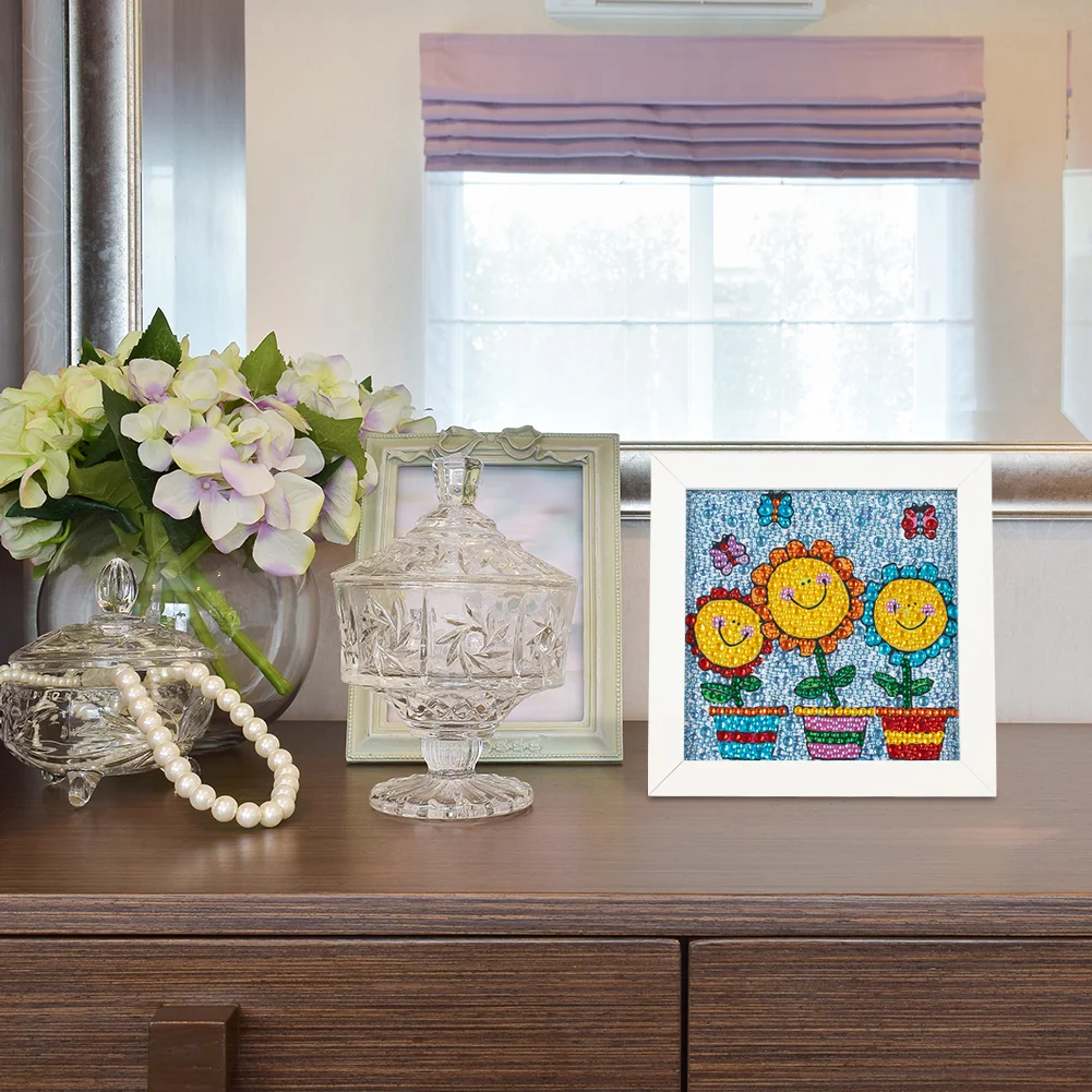 Diamond Painting - Full Crystal Rhinestone - Flower(18*18cm)【Without Frame】