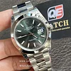 Rolex Datejust 41 m126300-0019 Stainless Steel on Oyster with Mint Green Dial and Smooth Bezel Super Clone