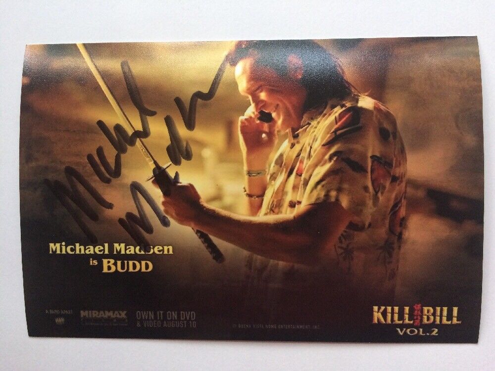 Michael Madsen Autographed Photo Poster painting Kill Bill Reservoir Dogs