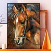 Diamond Painting -DIY Full Square Drill Horse(50x70cm)