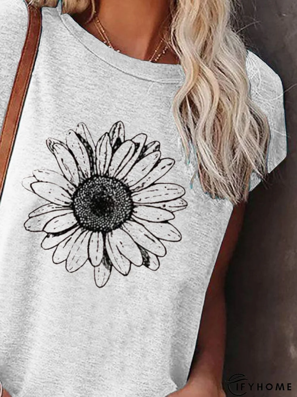 Short Sleeve Floral Casual T-shirt | IFYHOME