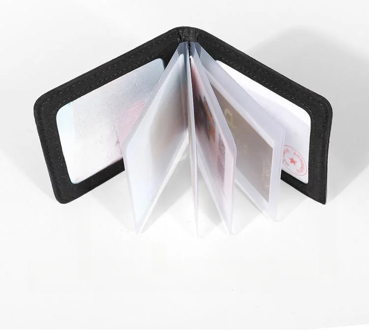 Car logo driver's license leather case card holder