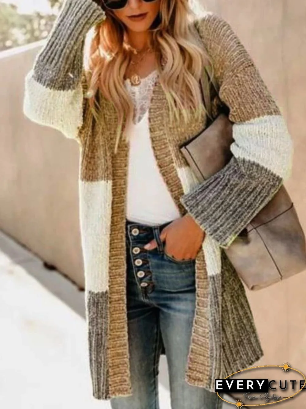 Casual Plus Size Sweater coat Cardigan