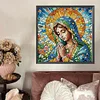 Religiöse Madonna - speziell geformtes Diamantgemälde - 30*30cm