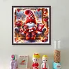 Love Rose Gnome-14CT Counted Cross Stitch 40*40cm