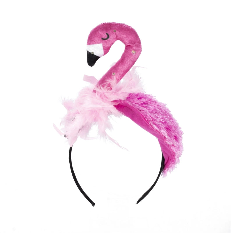 Halloween Classic Style Flamingo Dense Velvet Party Festival Headband