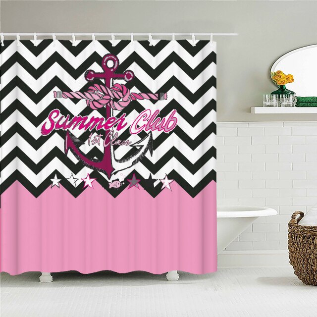 

Shower Curtain – Nautical Anchor-180*180cm, 501 Original