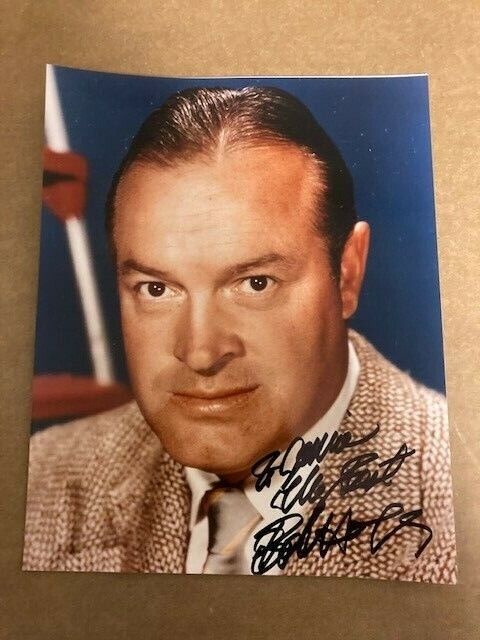 Bob Hope Autograped Signed 8x10 Photo Poster painting Handsome Closeup! COA Todd Mueller