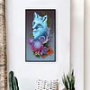 Diamond Painting -DIY Full Square Drill Flower Fox(45x60CM)