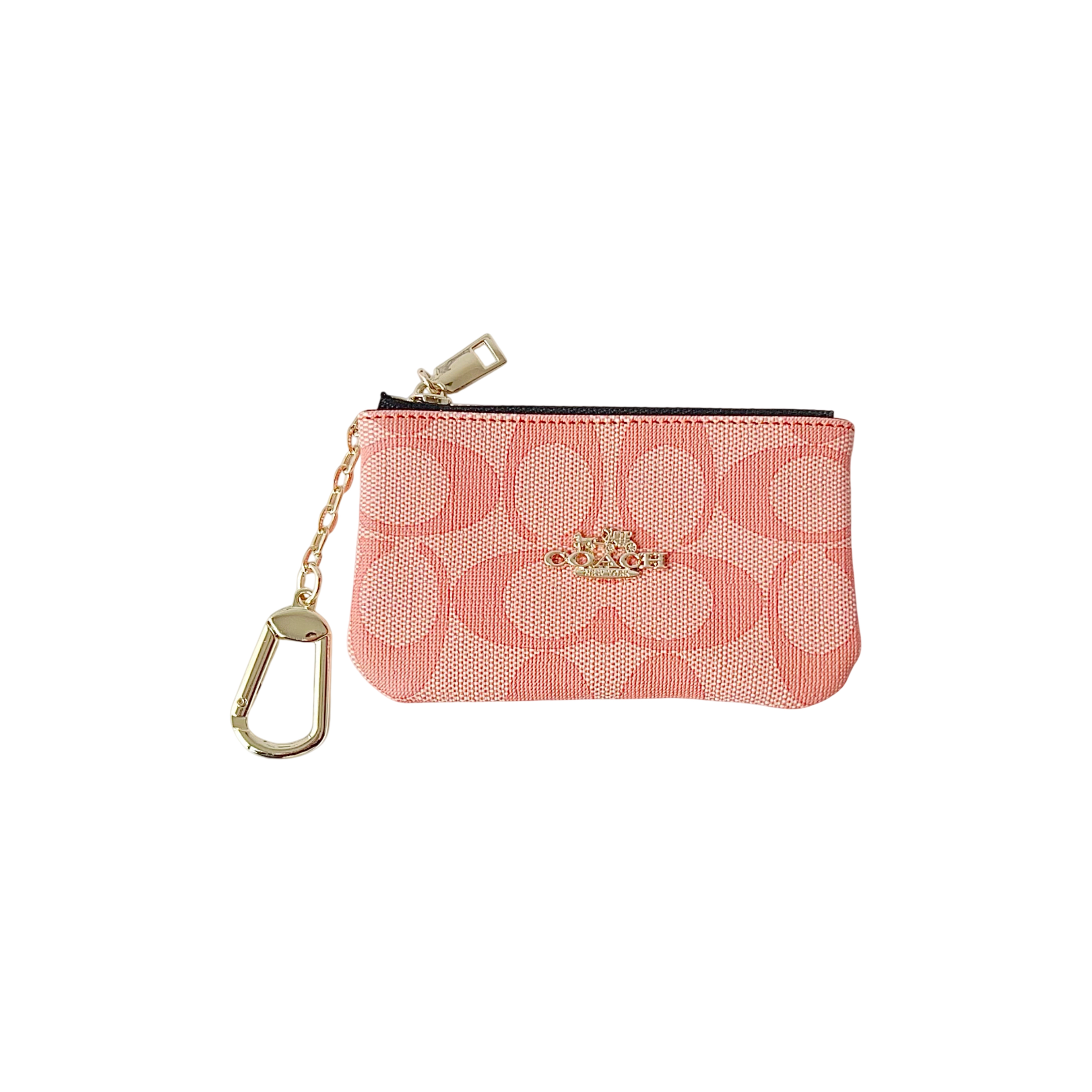 Coach Monogram Coin Purse & Card Holder | Luxury Keychain Pouch Accessory for Your Daily OOTD