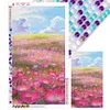 Diamond Painting -DIY Round Drill Mountains Wildflowers（40x70cm）