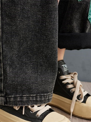 Women Half Sleeve V-neck Solid Color Dress