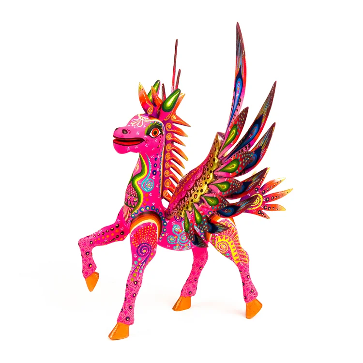 Beautiful Pegasus - Oaxacan Alebrije Wood Carving