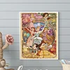 Cartoon Prinzessin - runder Bohrer DiamantMalerei - 40 * 50cm