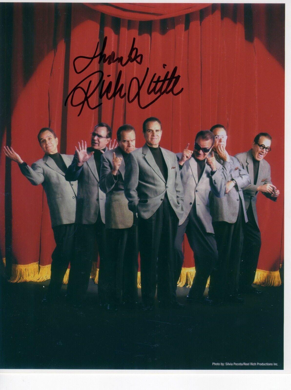 RICH LITTLE AUTOGRAPH COMEDY ACTOR USA