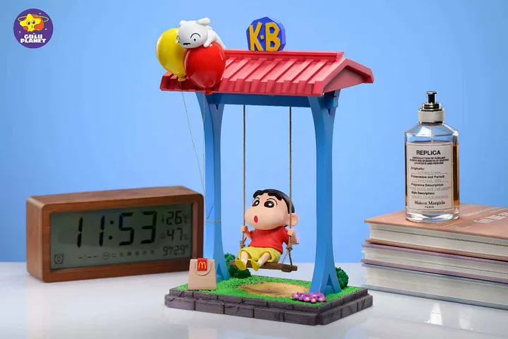 GuluPlanet Studio - Swing Shinchan Crayon Shin-chan Statue(GK)