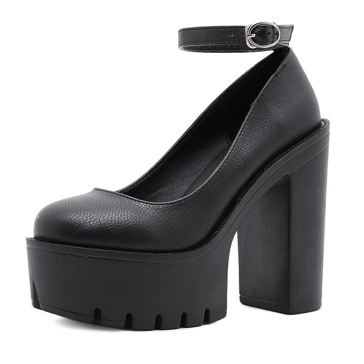 Mary Janes High Heel Platform Pumps