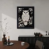 Diamond Painting-DIY Special Shaped Drill Pearl Painting Owl(30x40cm)