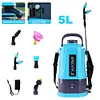 5L Battery Powered Sprayer Rechargeable Garden Sprayer for Yard Lawn and Garden