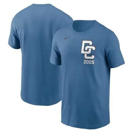 Men's Washington Nationals  Blue 2025 City Connect Wordmark T-Shirt