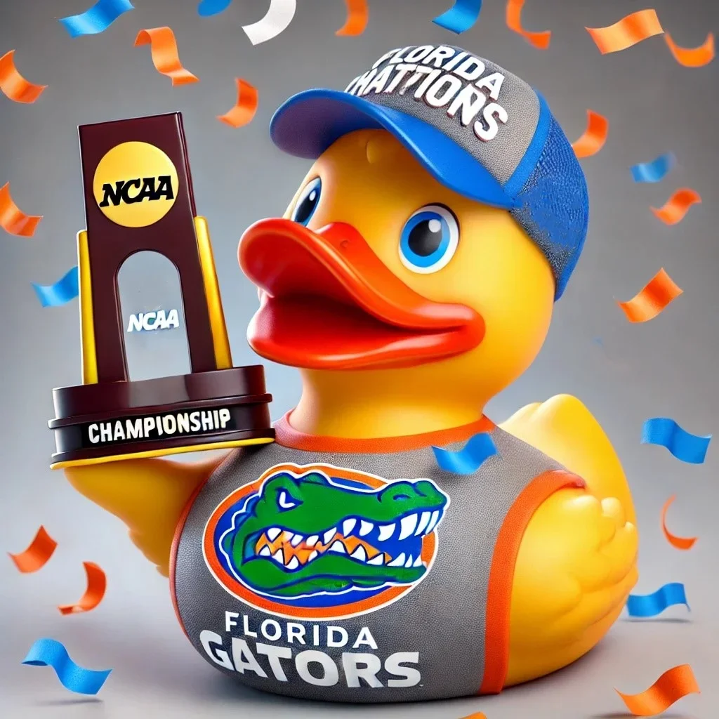 Florida Gators men's basketball NCAA Champions Duck
