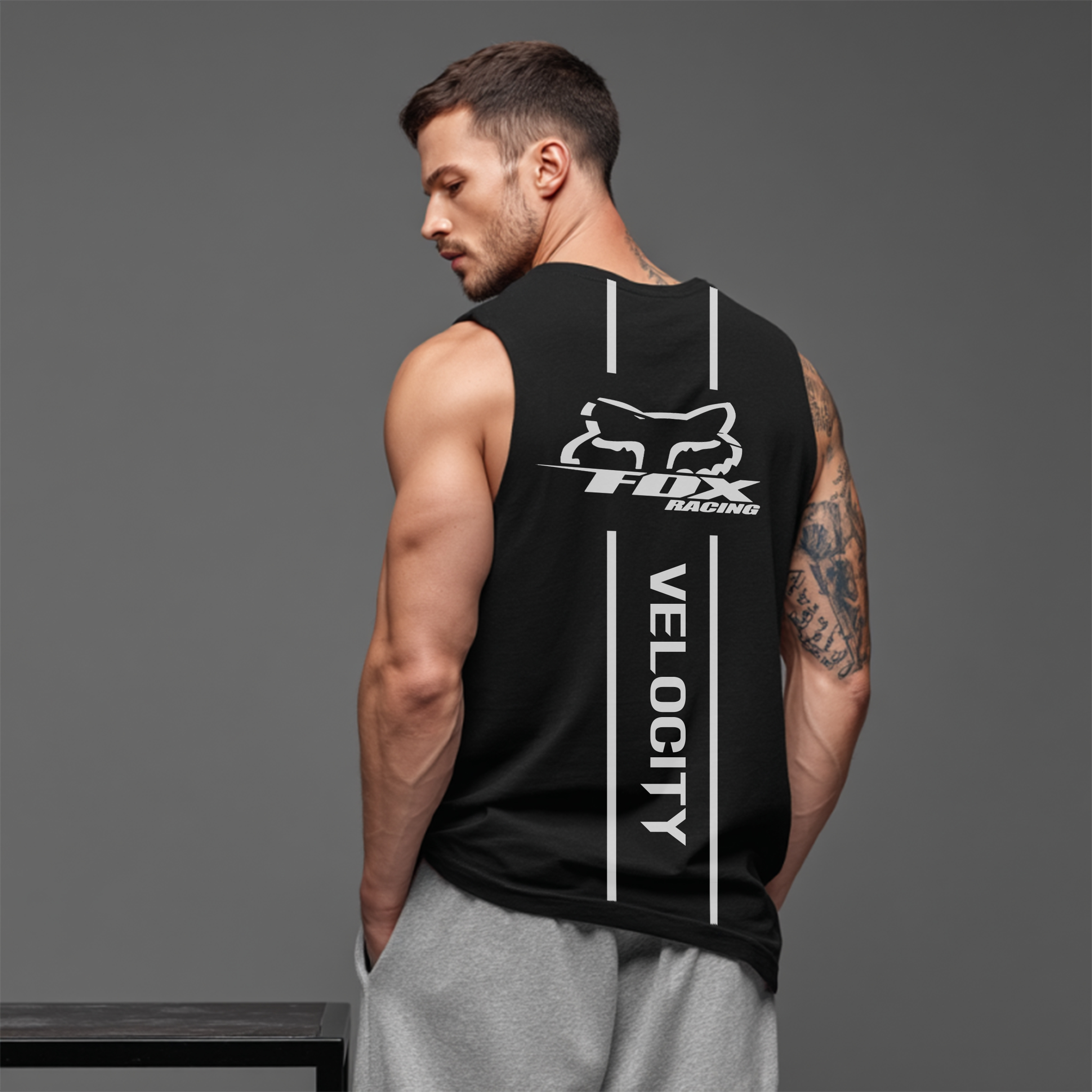 Bold Graphic Tank Top For Men - Perfect For Casual And Active Wear