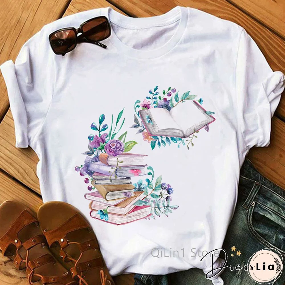 My Weekend Is Booked Women's Graphic T Shirts Summer Top Female T-Shirt Girls Student Book Lover Birthday Gift White Tshirt Tees