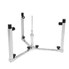 [US Local Warehouse] Bike Wheel Truing Stand Rotating Design Bicycle Wheels Weaving Stand Foldable Bike Hub Spokes Braiding Table for Bike Mechanics and DIY Enthusiasts