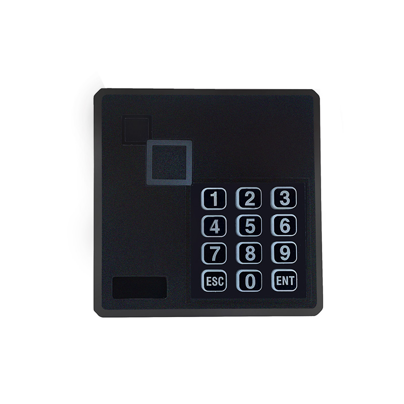 Wall Mounted Square Waterproof NFC Keyboard Plastic RFID 13.56Mhz IC Support Mifare Wiegand 26 34 Access Control Card Reader