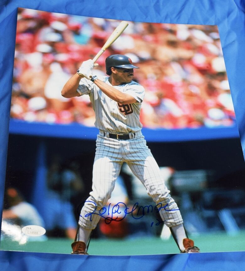 Roberto Alomar Jsa Signed 11x14 Photo Poster painting Authenticated Autograph