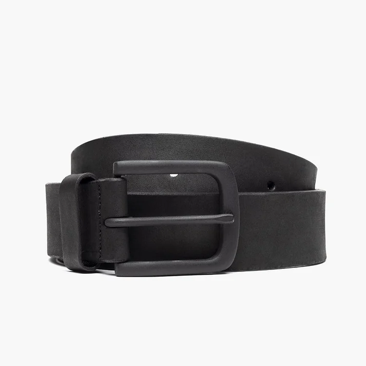 Men's Heritage Leather Belt | Black Matte