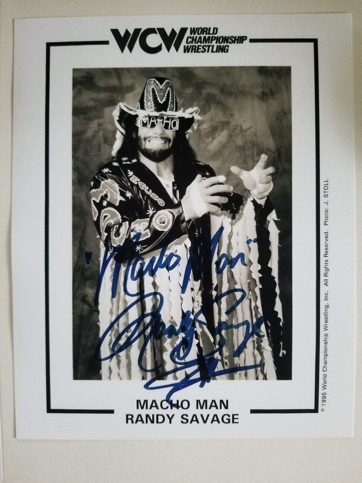 Randy Savage Signed 8x10 Photo Poster painting RP -  Shipping!! WWE - Macho Man