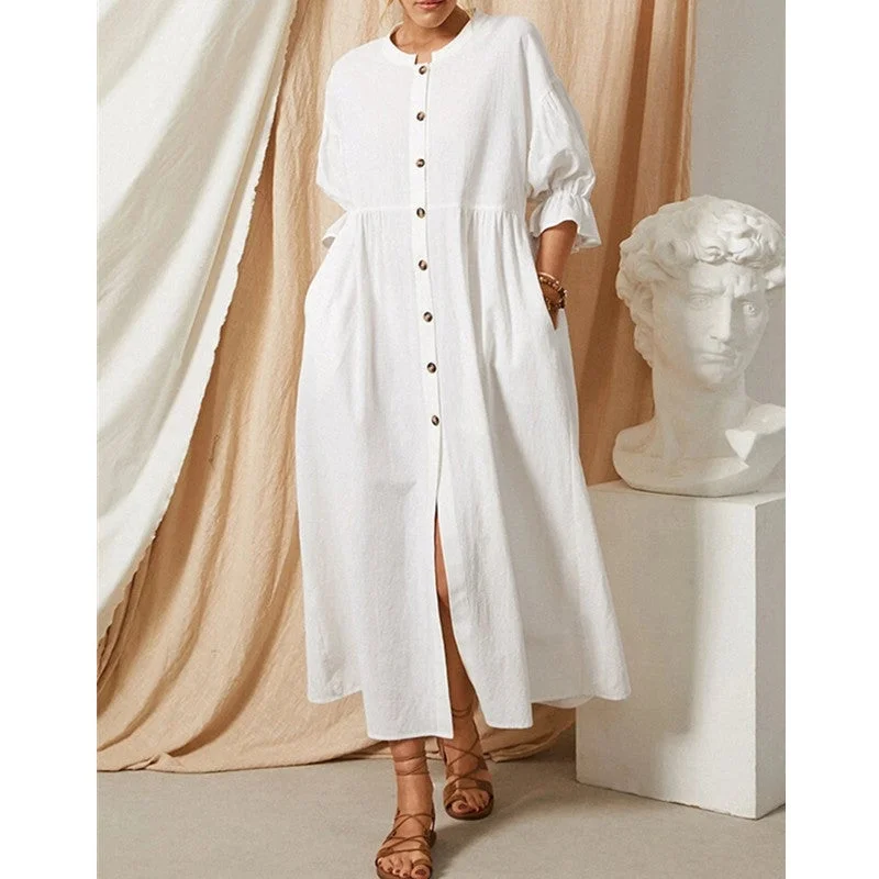 Love in White Maxi Dress