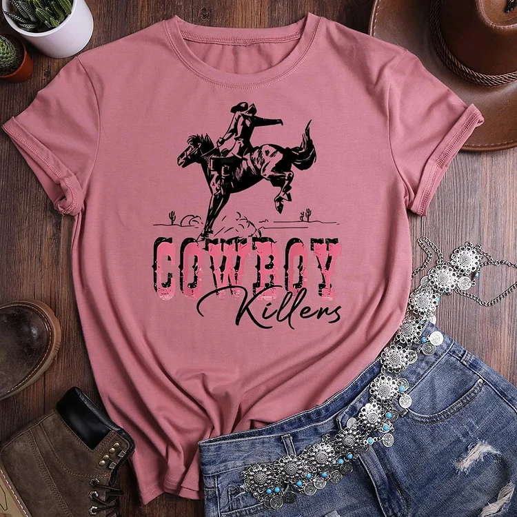 cowboy killers Round Neck T-shirt-0020744