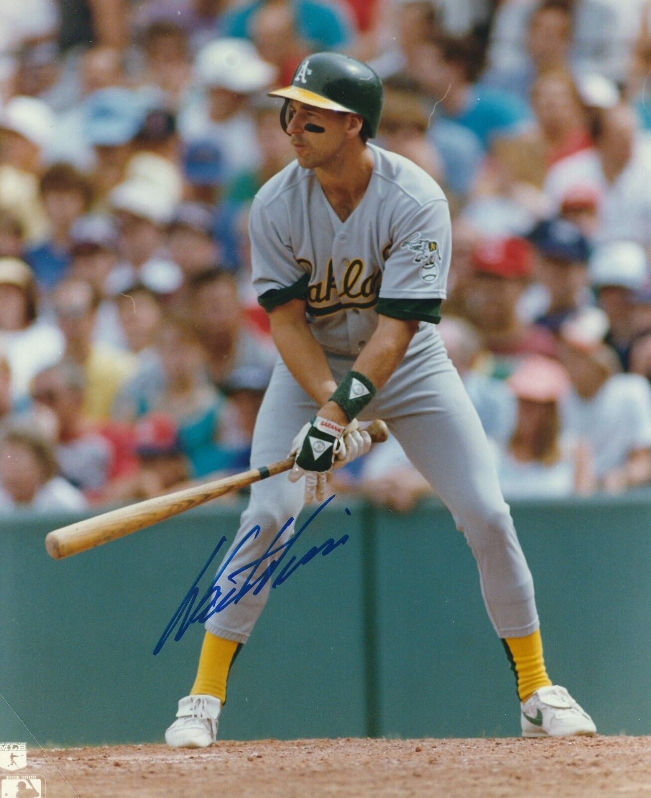 Autographed WALT WEISS Oakland A's 8x10 Photo Poster painting- COA