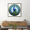 (Counted/Stamped) Peacock - 18CT Cross Stitch 20*20cm/7.87*7.87in