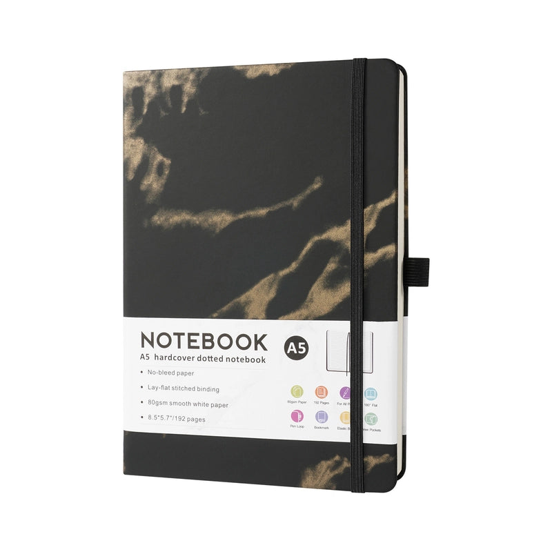 Creative Simple A5 Thick Notebook Business Memo Book Elastic Band Binding Student Diary Book Office Culture/notebook/memo