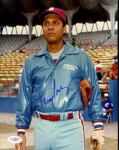 Tony Perez Unreleased Signed Jsa Certed 8x10 Photo Poster painting Autograph Authentic