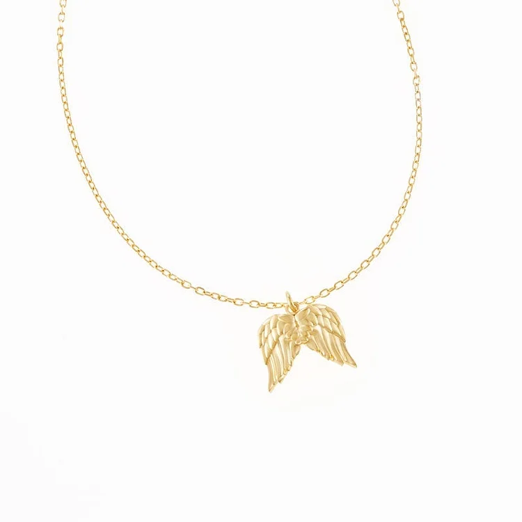You Are A Gift from Heaven Angel Wings Necklace