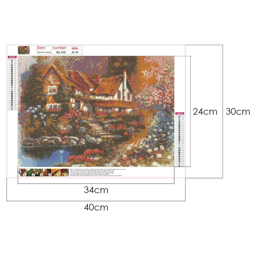 Diamond Painting - Full Round Drill - House