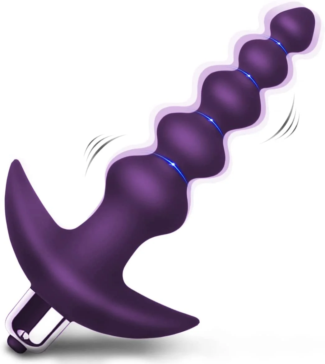 10-frequency vibration massager unisex anal plug adult sex toys