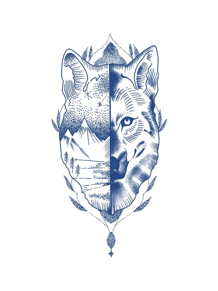 KT101-150 Semi-permanent herbal juice tattoo sticker flower arm clavicle non-reflective simulation tattoo large picture flower