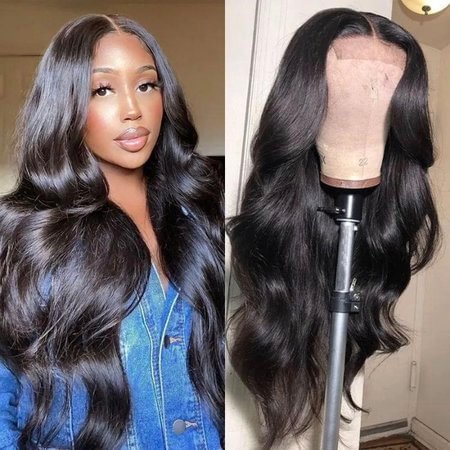 WEQUEEN Body Wavy Skin Melt HD Lace Closure Wig