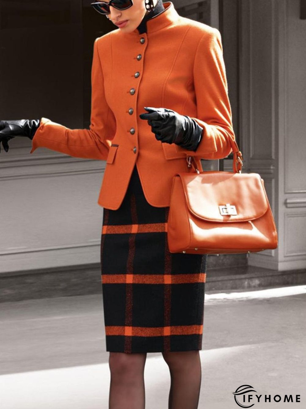 Urban Regular Fit Long Sleeve Plain Jacket | IFYHOME