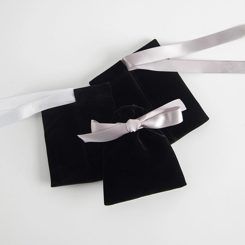 1 Piece Plush Casual Elegant Lady Holiday Banquet Daily Bow Knot Jewelry Packaging Bags