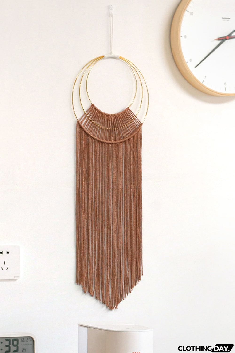 Hoop Fringe Macrame Wall Hanging