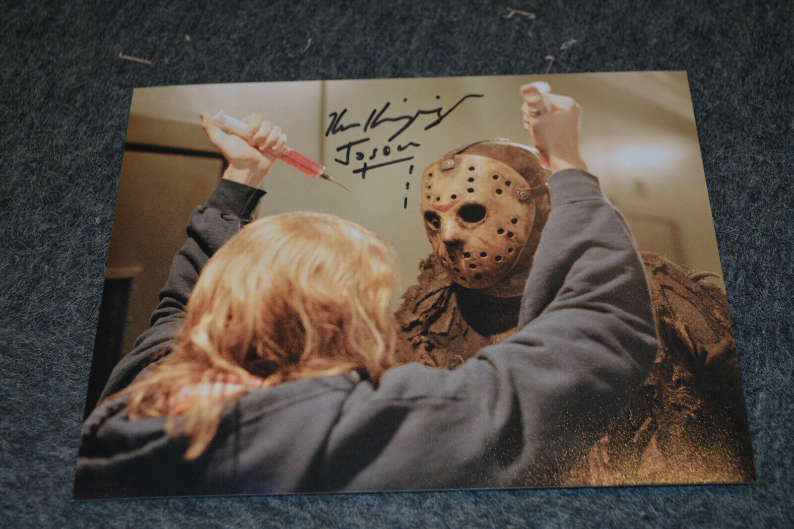 KEN KIRZINGER signed autograph 8x10 (20x25 cm) In Person JASON VORHEES