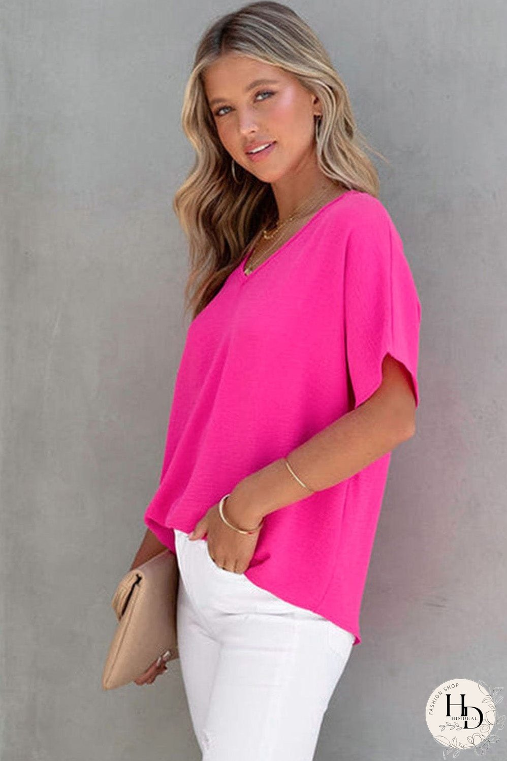 Versatile Pink Top