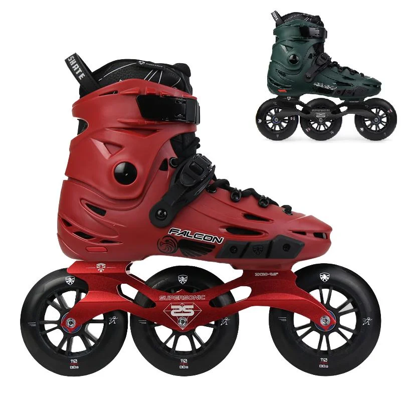 Flying Eagle F3S OriGami Inline Freeskates Red, US Size 9, Euro Size 42