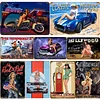 Pin Up Girl - Random Vintage Metal  Sign Mystery Box Surprise Box 10pcs - /20pcs - /30pcs - /50pcs - 
